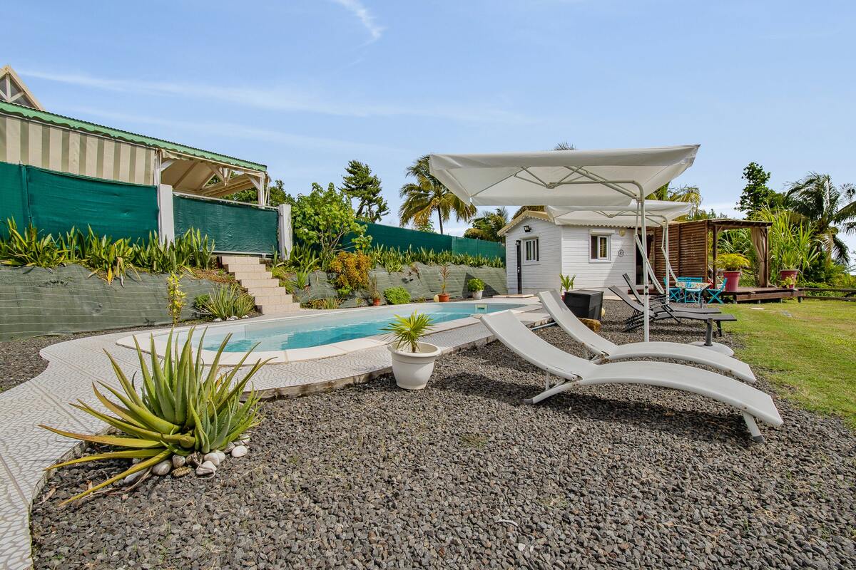 Bungalow avec piscine partagée et terrasse vue à Petit Bourg - Photo 12