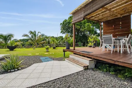 Bungalow charmant à Petit Bourg avec piscine partagée - Photo 4