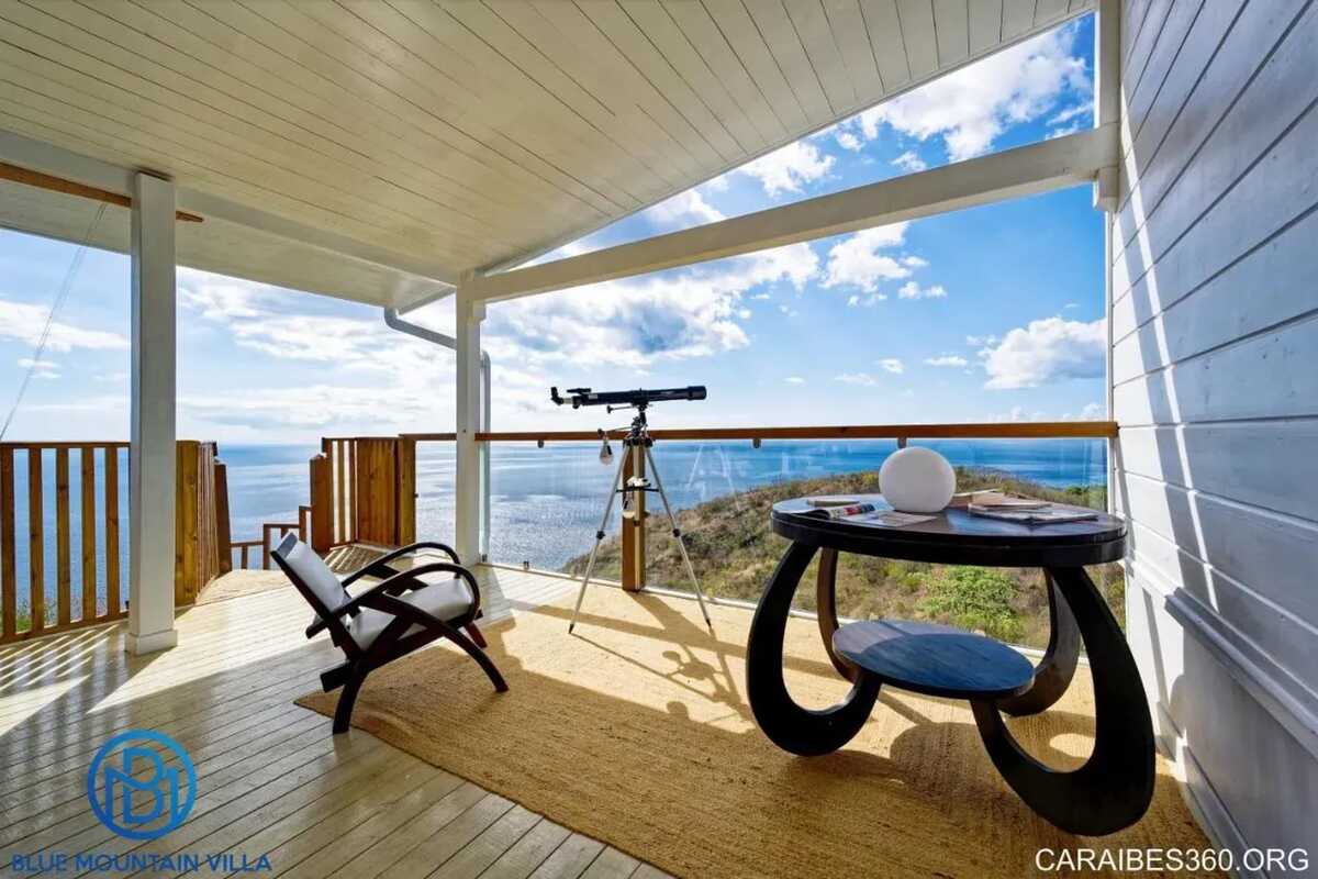 Villa avec piscine privée, vue mer et montagne au Carbet - Photo 4