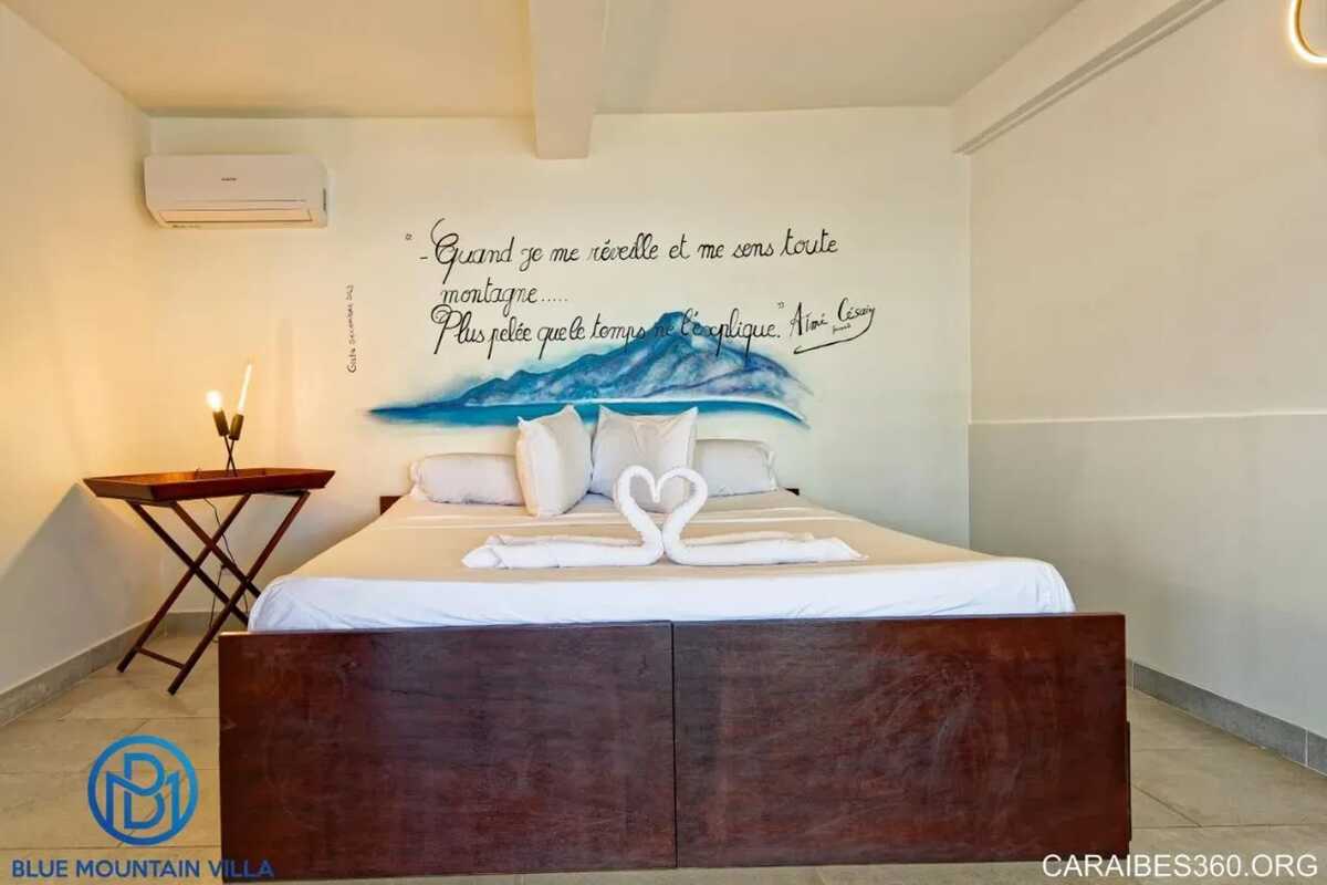 Villa avec piscine privée, vue mer et montagne au Carbet - Photo 6