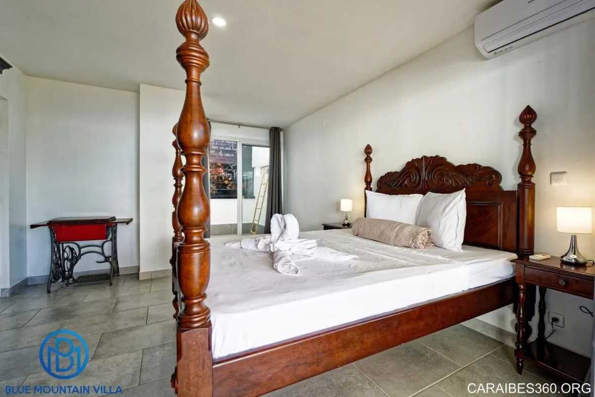 Villa avec piscine privée, vue mer et montagne au Carbet - Photo 22