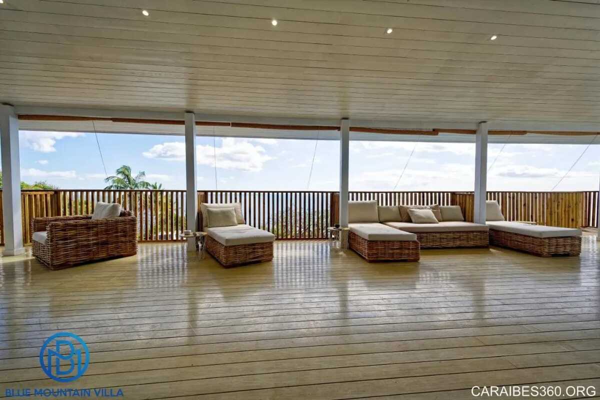 Villa avec piscine privée, vue mer et montagne au Carbet - Photo 24