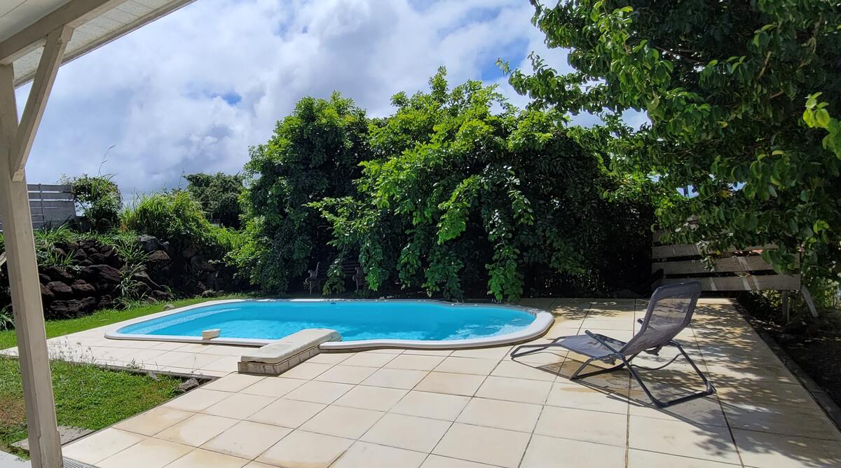 Villa 4 pers. piscine privée sans vis-à-vis à Case-Pilote - Photo 1