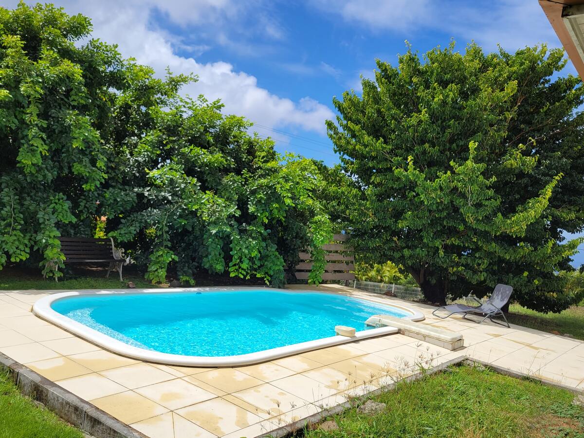 Villa 4 pers. piscine privée sans vis-à-vis à Case-Pilote - Photo 11