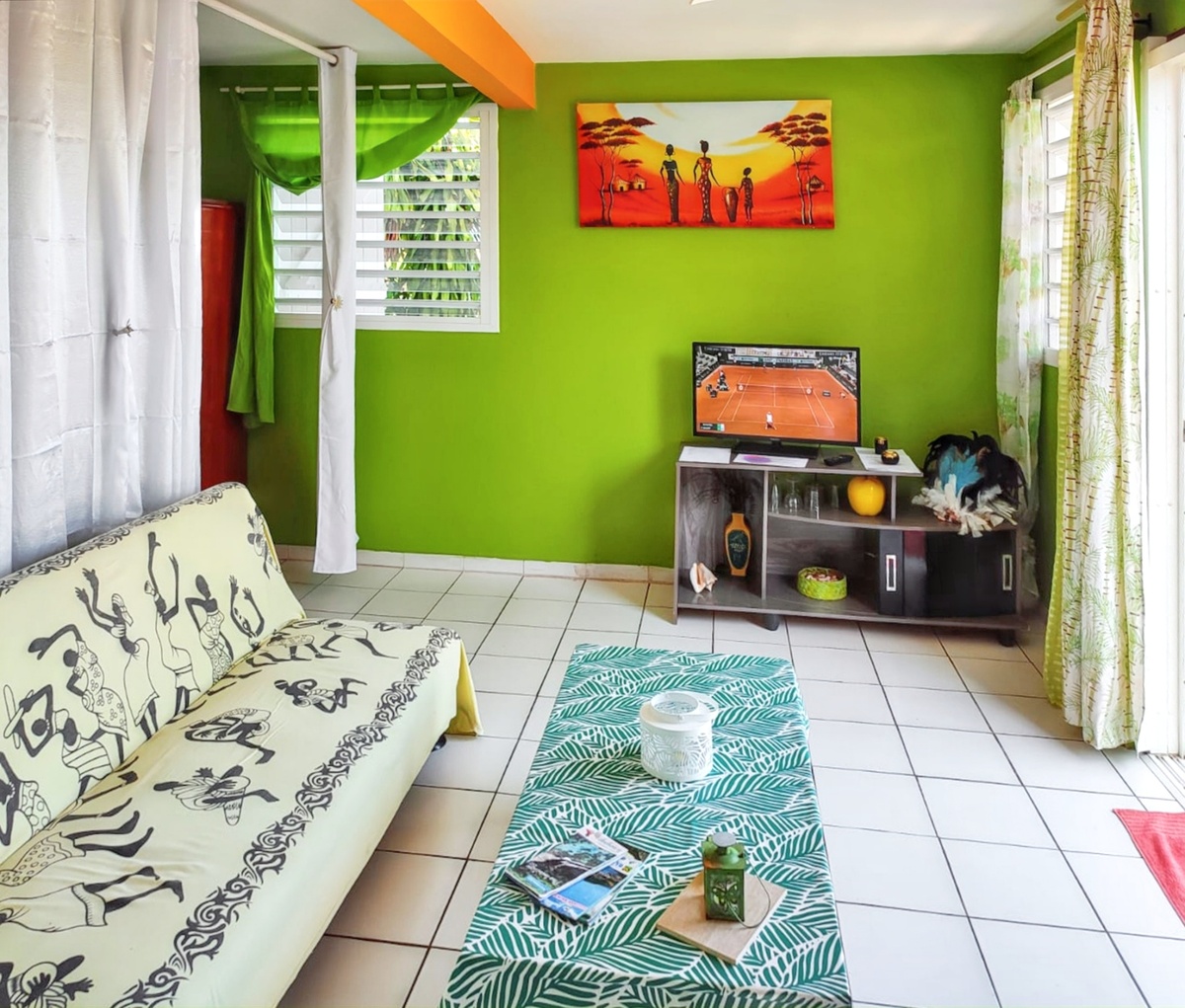 Studio 30 m² avec jardin et vue mer à Marigot - Photo 5
