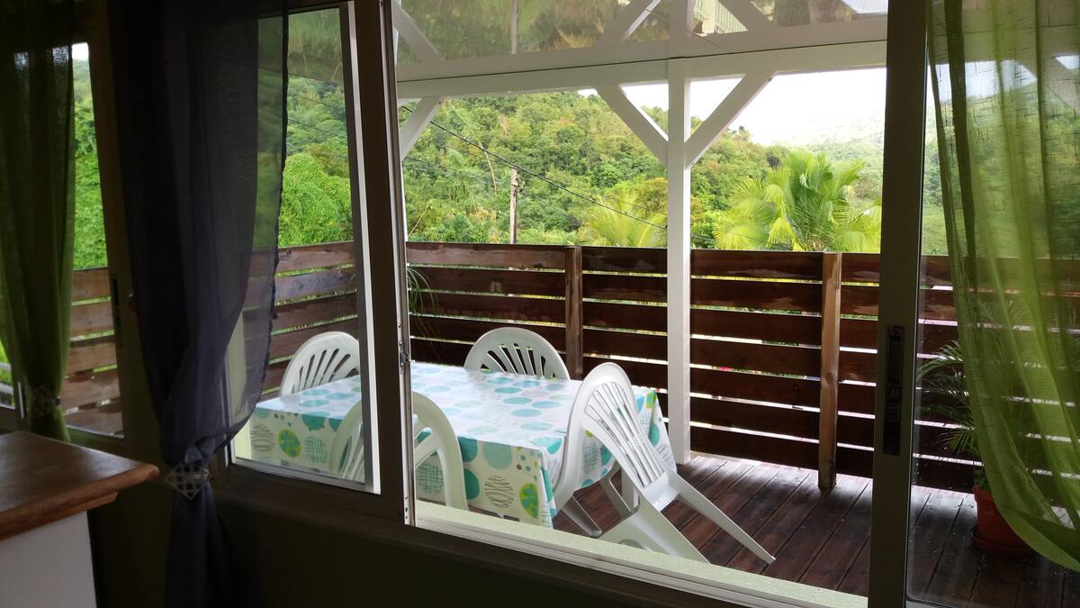 Maison 2 chambres à Rivière-Salée, vue montagne & jardin - Photo 13