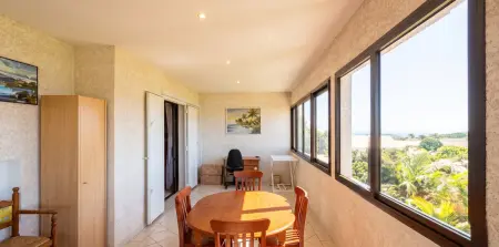 Appartement 3 chambres vue mer et montagne, jardin clos, Petite Île : photo 31