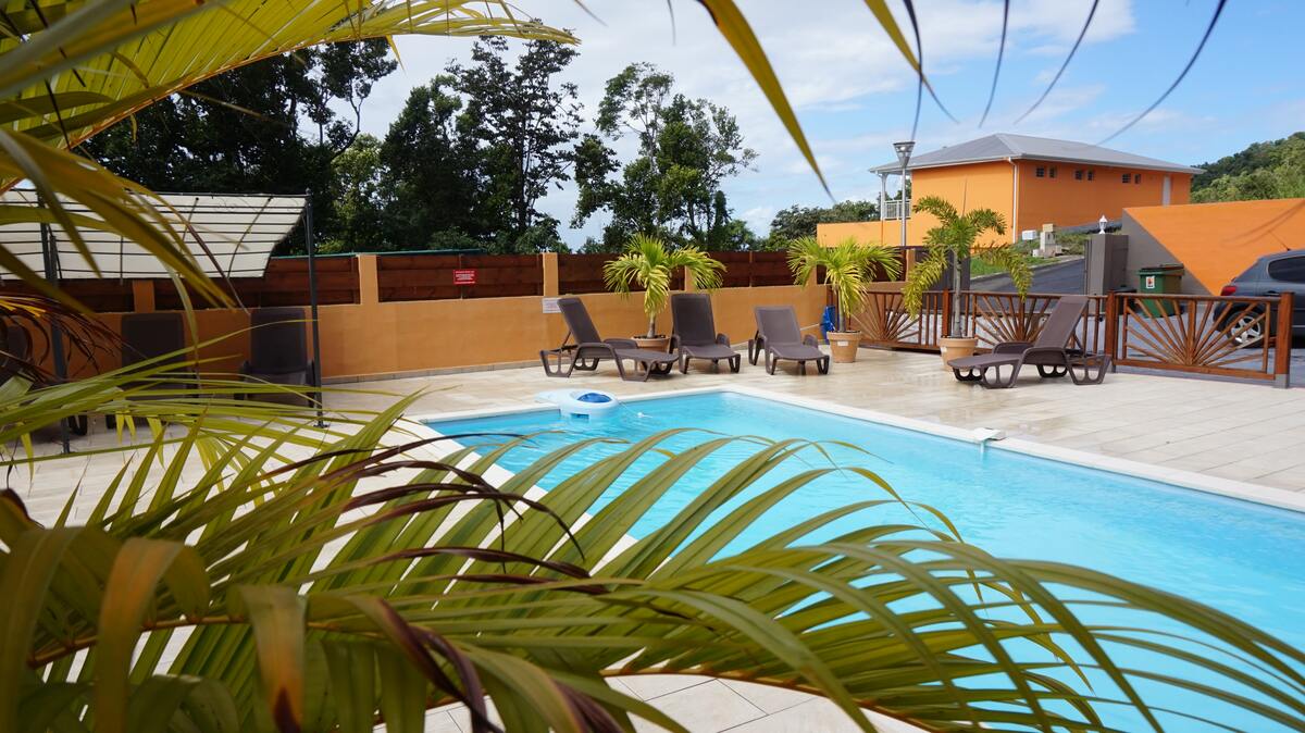Appartement 46 m² avec vue piscine à Deshaies - Photo 1