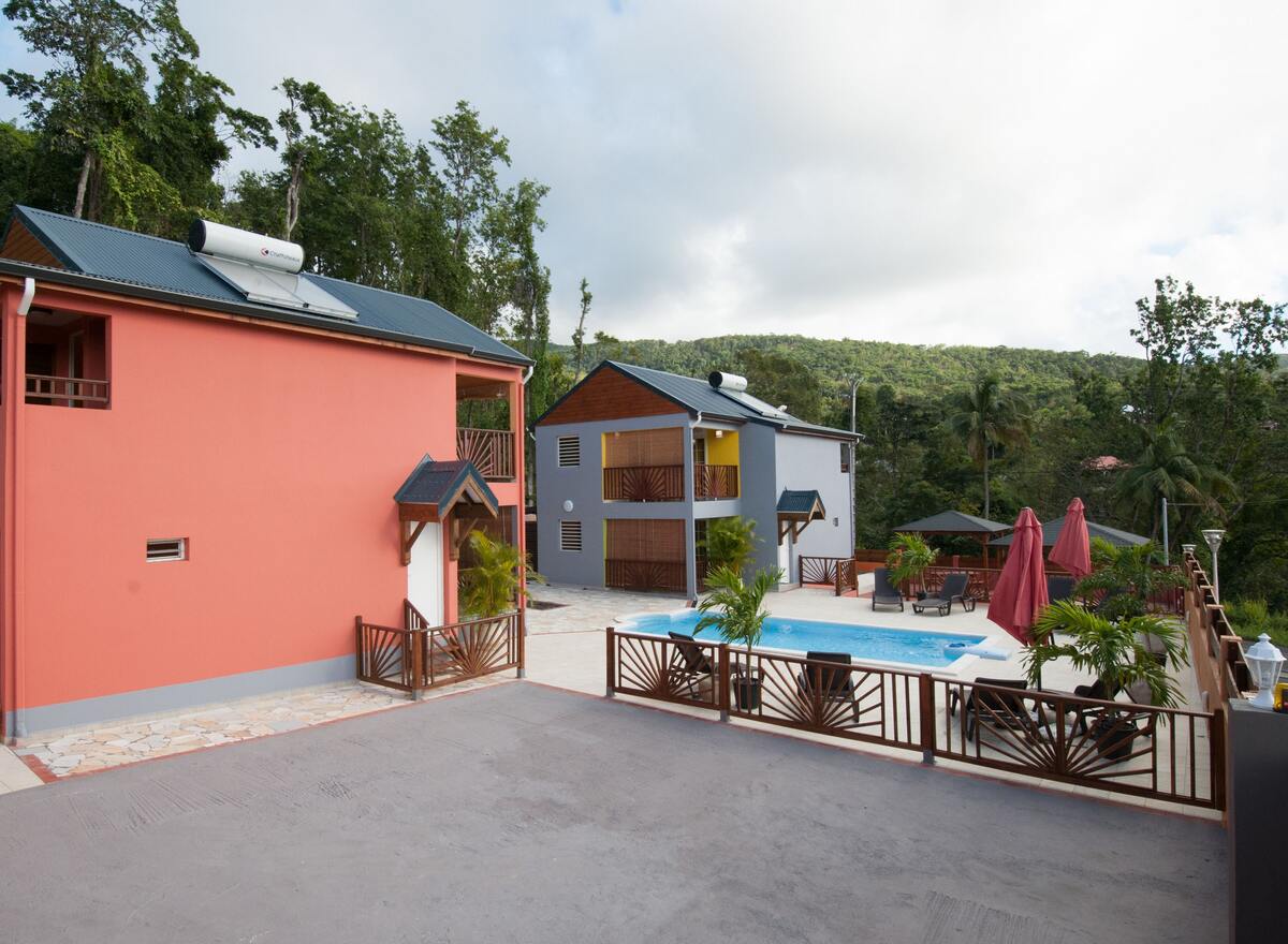 Appartement 46 m² avec vue piscine à Deshaies - Photo 2