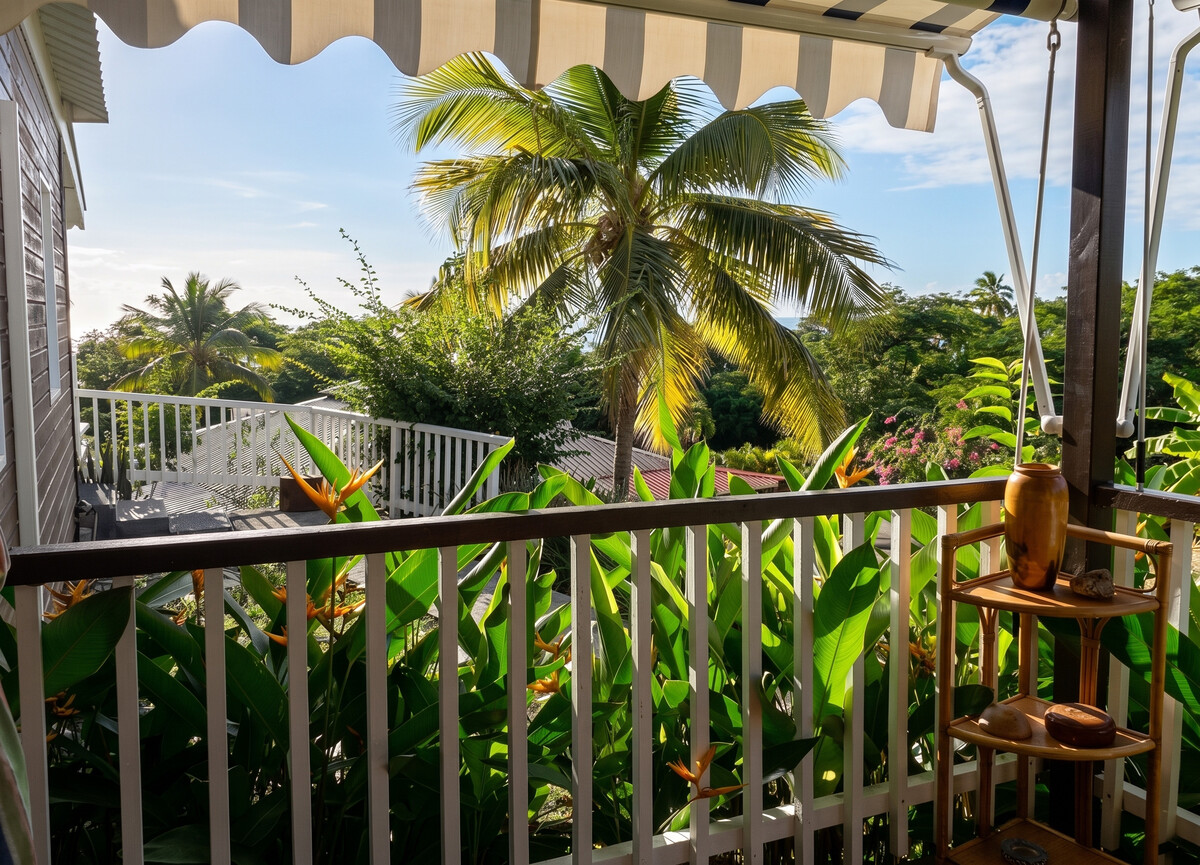 Bungalow 80 m² avec terrasse vue mer à Bouillante - Photo 2