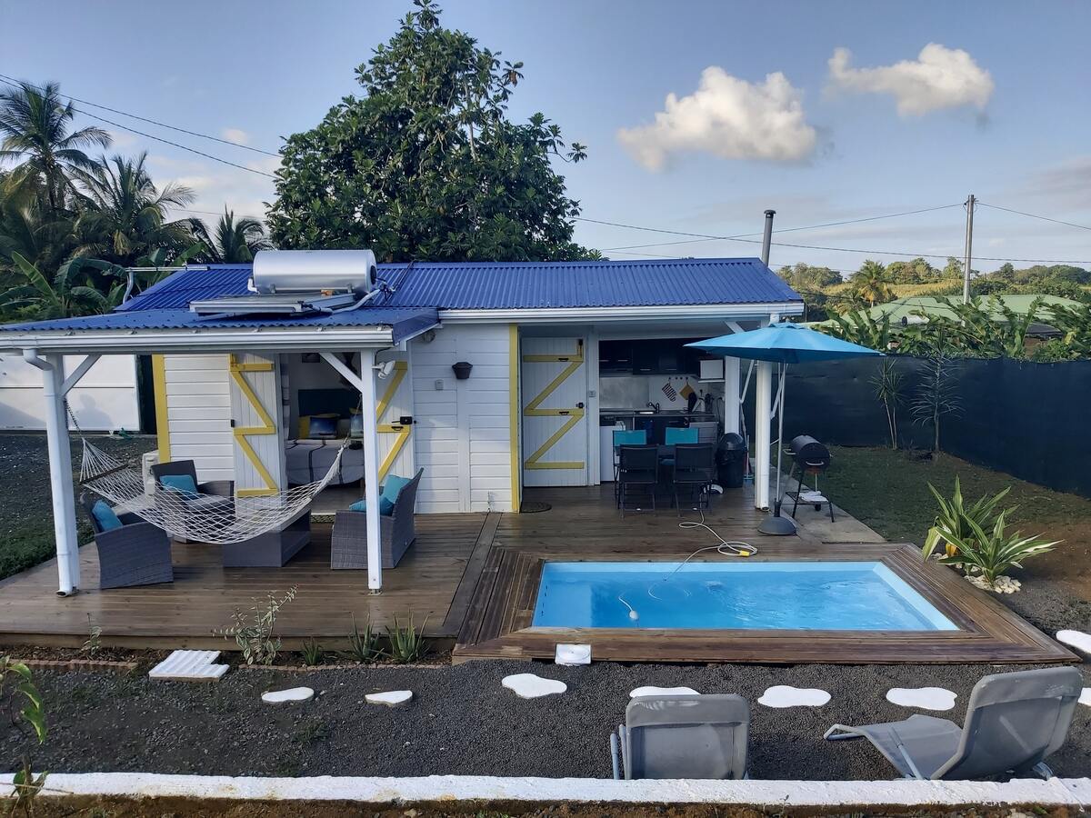 Bungalow piscine privée à Sainte-Rose - Photo 1
