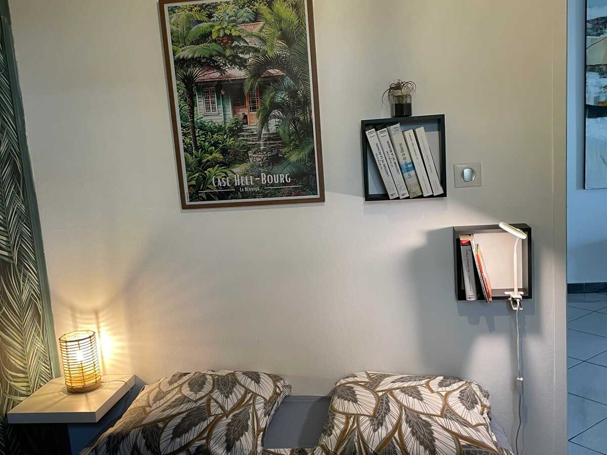 Maison 1 chambre à Bras-Panon, piscine et vue montagnes - Photo 20
