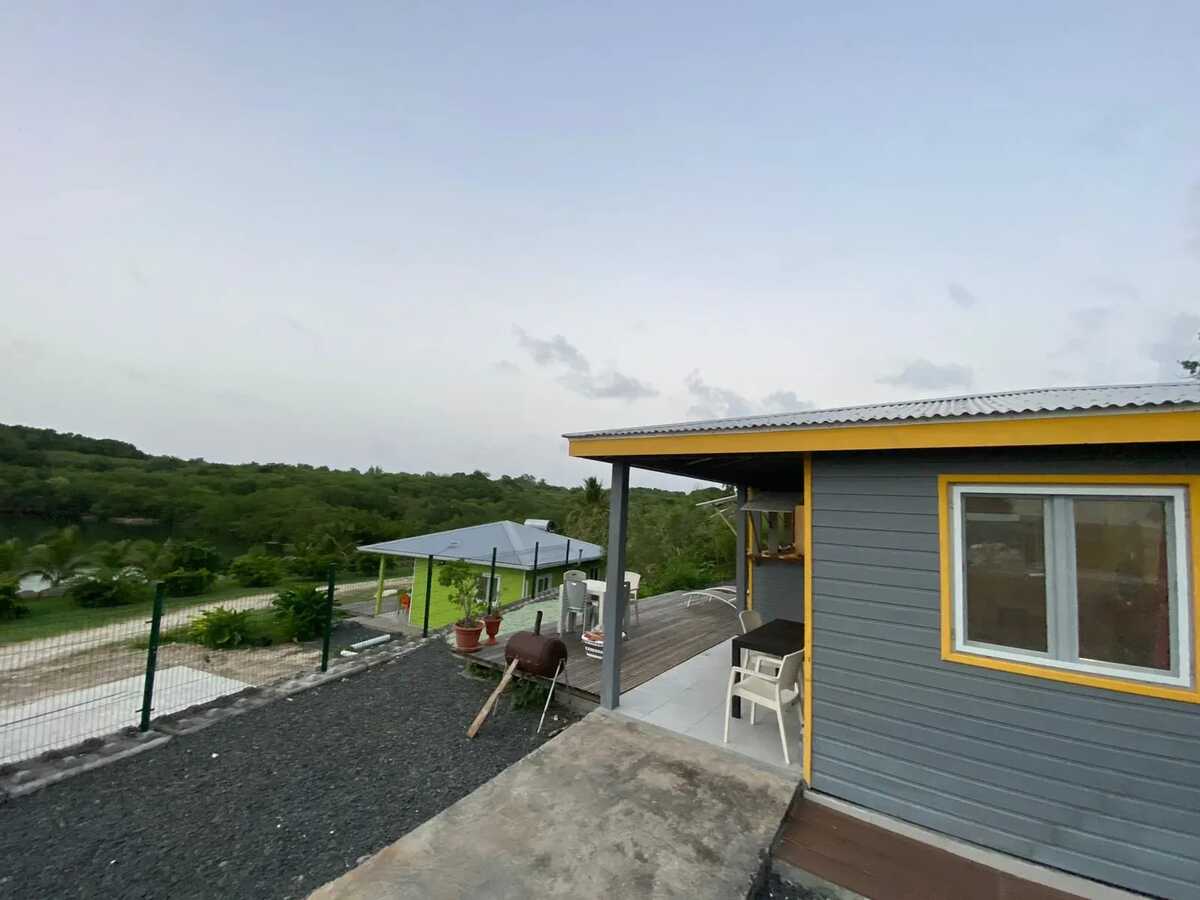 Bungalow 6 pers. Anse-Bertrand, vue mer et terrasse - Photo 34