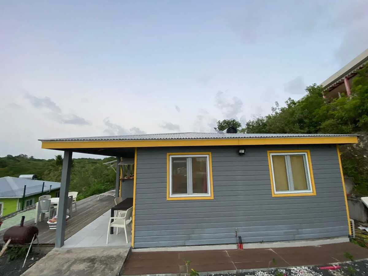 Bungalow 6 pers. Anse-Bertrand, vue mer et terrasse - Photo 35
