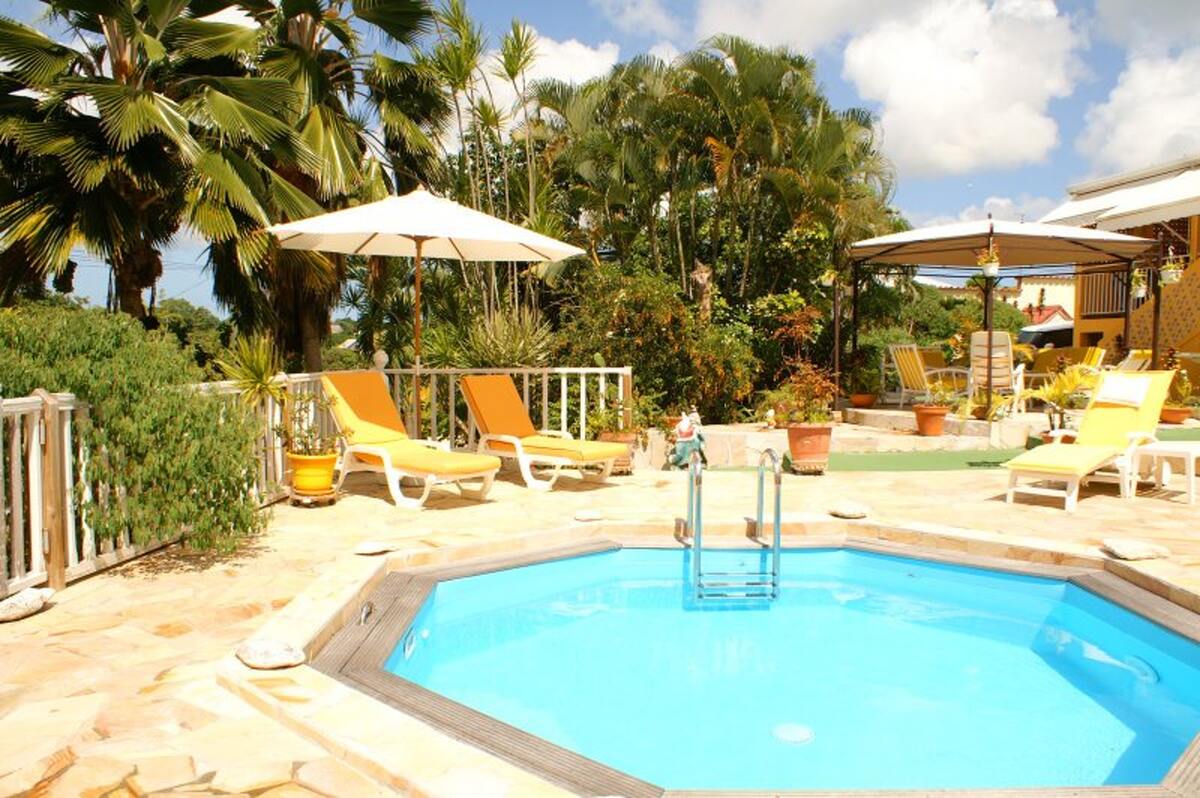 Villa 3 chambres à Sainte-Anne, piscine privée toute l'année - Photo 1