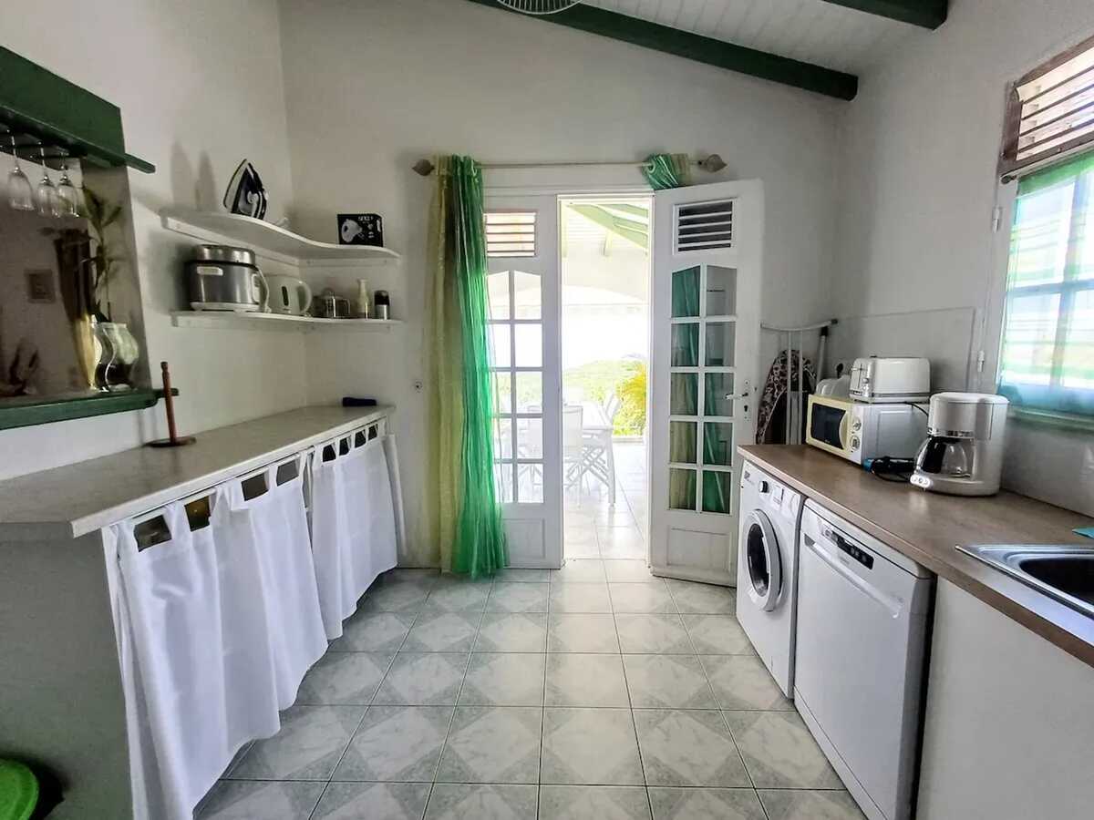 Appartement 6 pers. à Deshaies avec piscine et vue mer - Photo 10