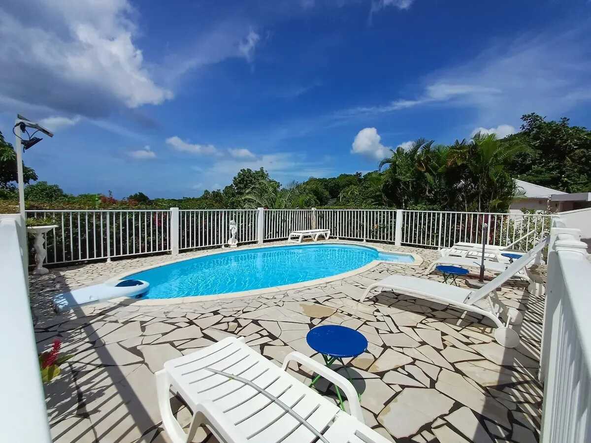 Appartement 6 pers. à Deshaies avec piscine et vue mer - Photo 32