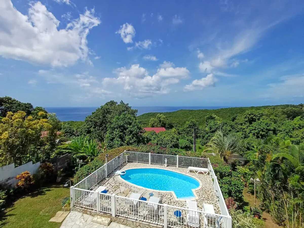 Appartement 6 pers. à Deshaies avec piscine et vue mer - Photo 33