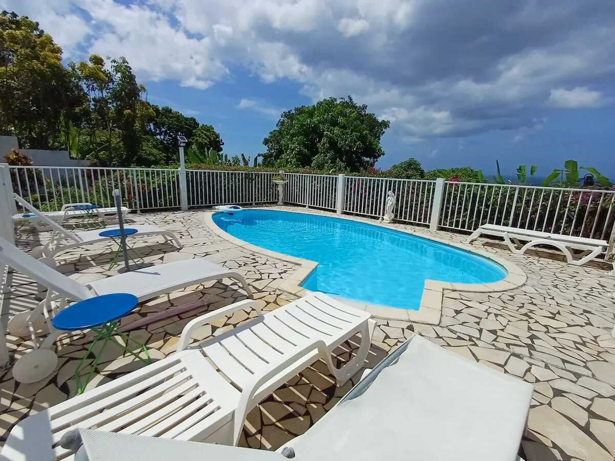 Appartement 6 pers. à Deshaies avec piscine et vue mer - Photo 34