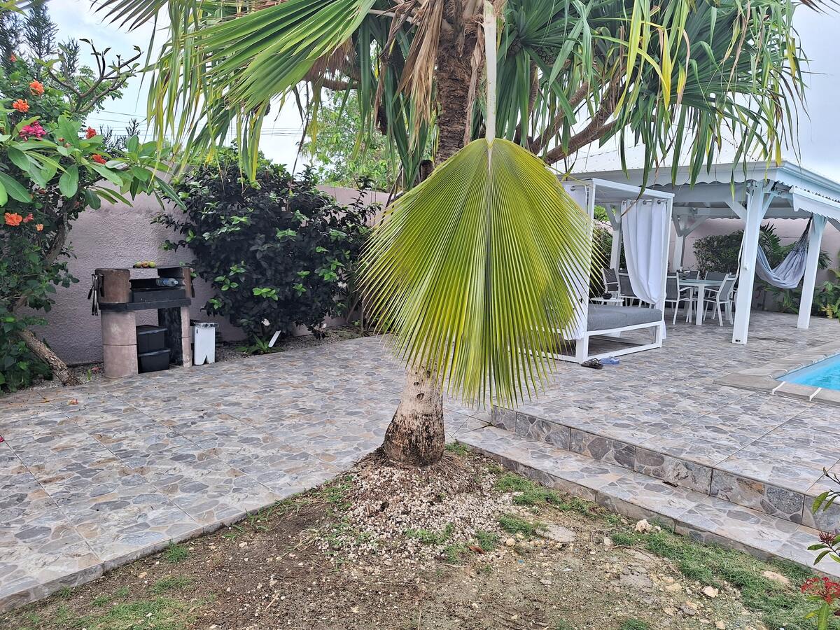 Villa 6 pers. Sainte-Anne : piscine privée & terrasse - Photo 7