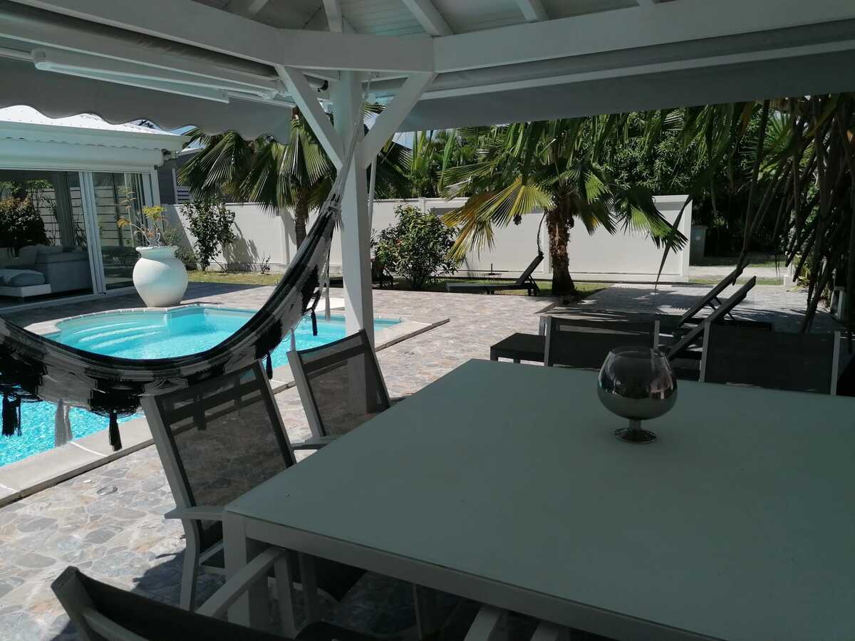 Villa 6 pers. Sainte-Anne : piscine privée & terrasse - Photo 28