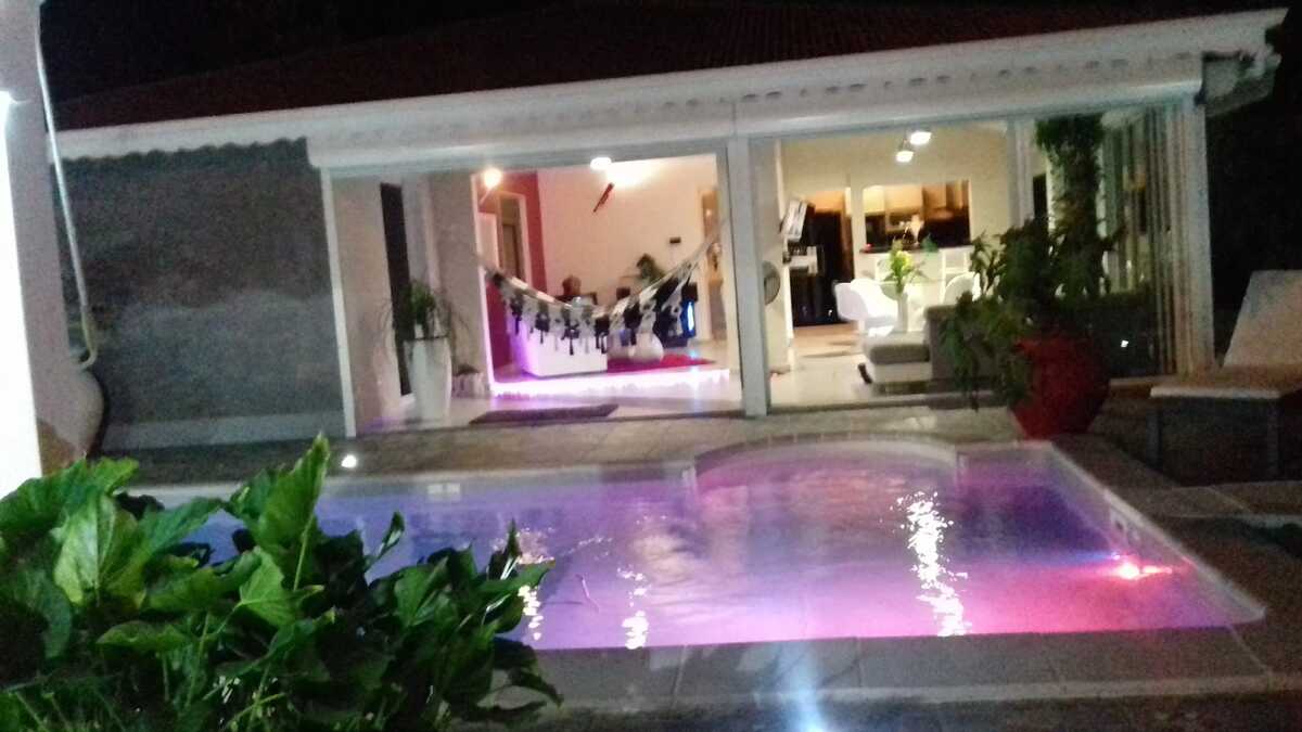 Villa 6 pers. Sainte-Anne : piscine privée & terrasse - Photo 31