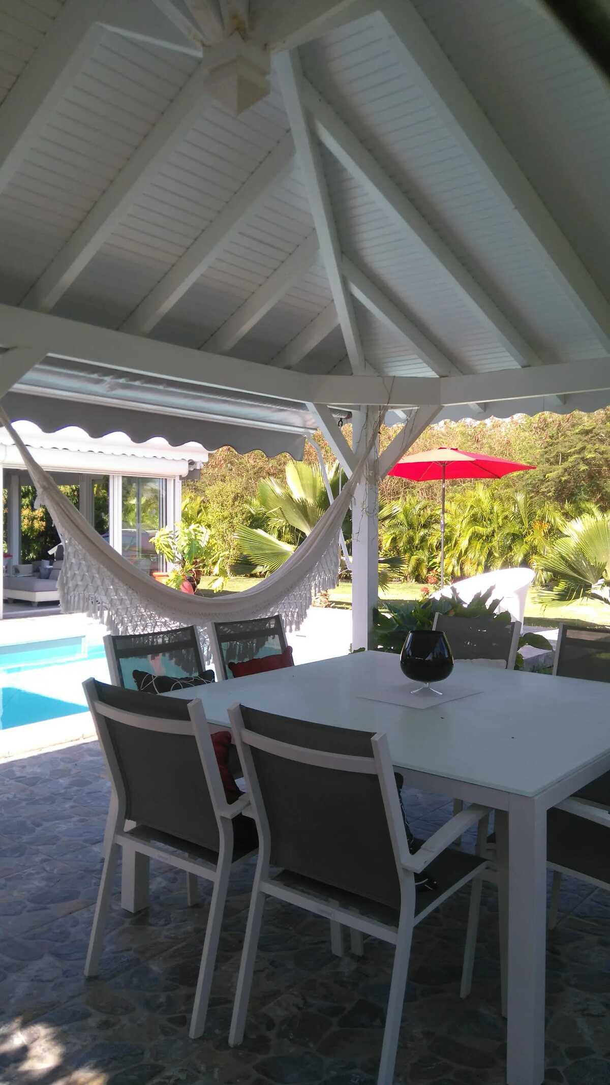 Villa 6 pers. Sainte-Anne : piscine privée & terrasse - Photo 39