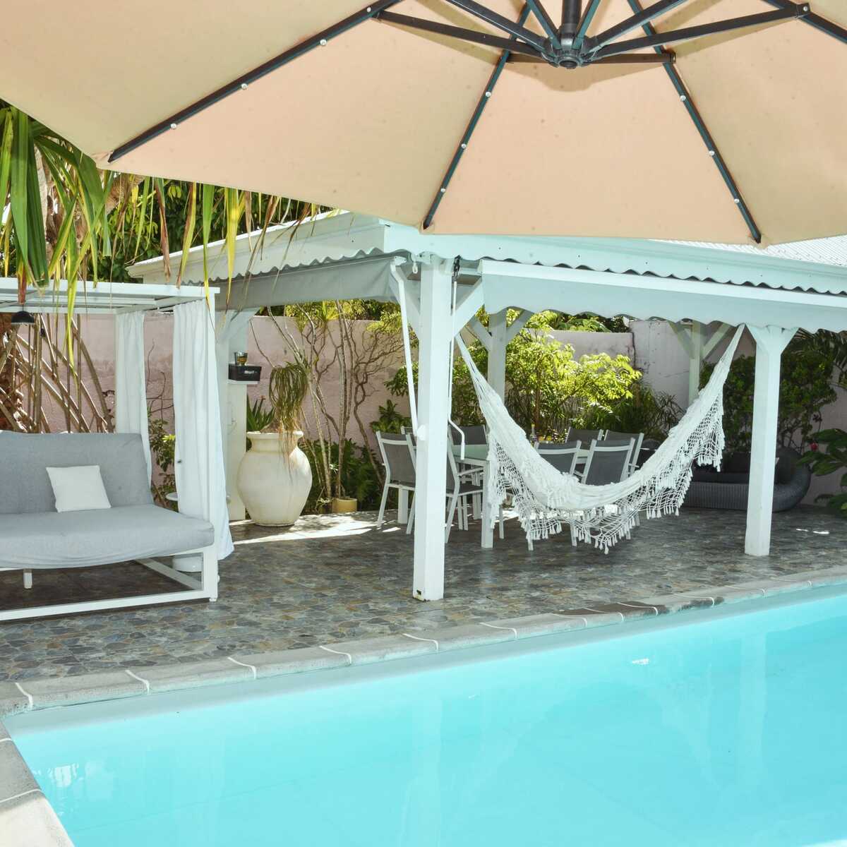 Villa 6 pers. Sainte-Anne : piscine privée & terrasse - Photo 41