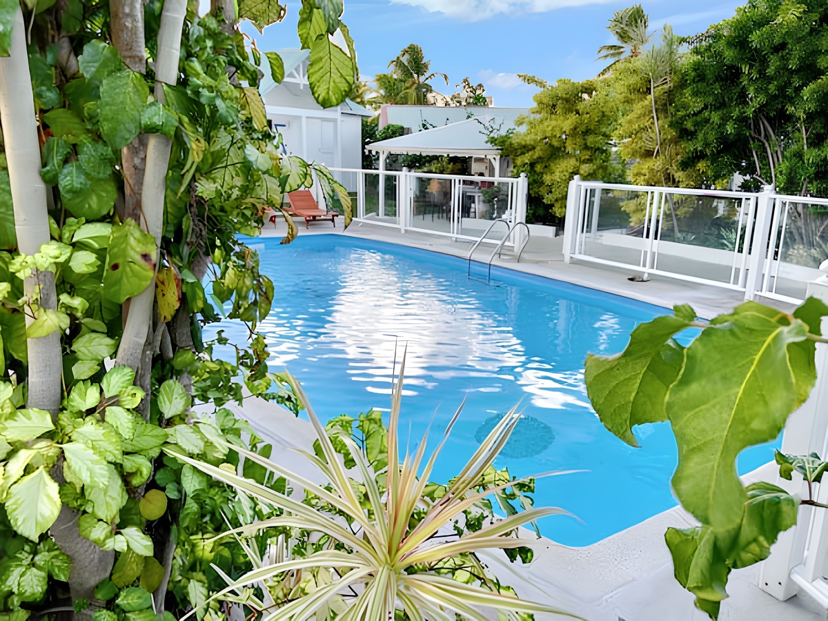 Villa avec piscine d'eau salée et vue mer à Saint-François - Photo 1