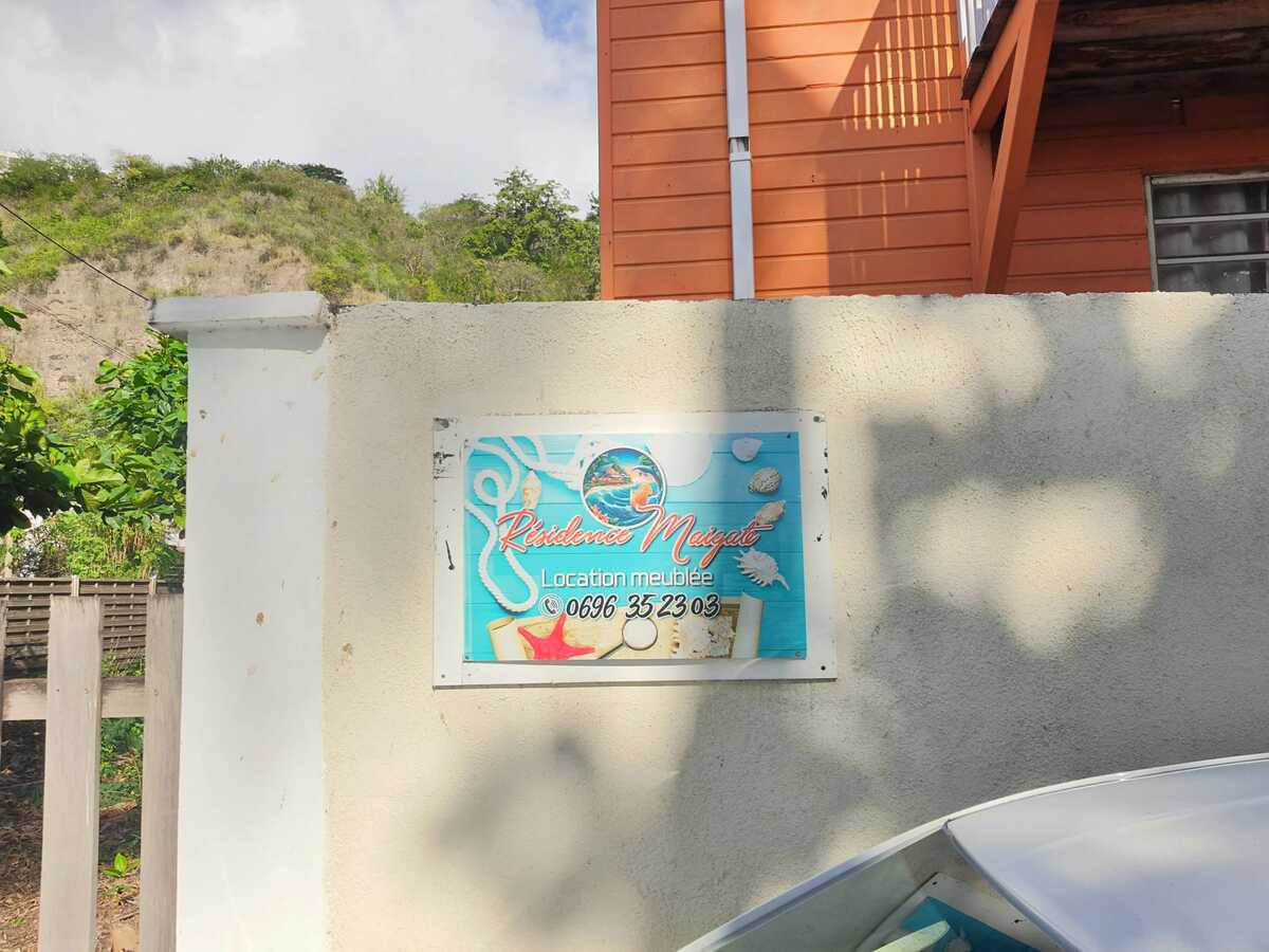 Appartement vue mer au Carbet, balcon et jardin - Photo 17