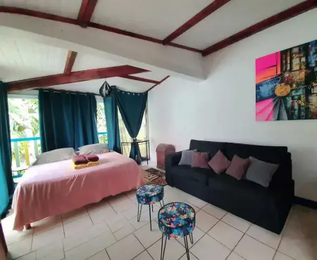Studio 30 m² climatisé à Sainte-Anne, près de la plage Pointe Marin : photo 4