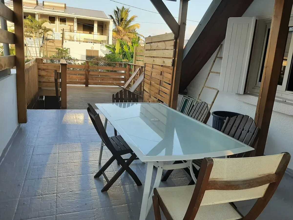 Appartement 2 chambres Terre Sainte, terrasse face à la mer - Photo 1