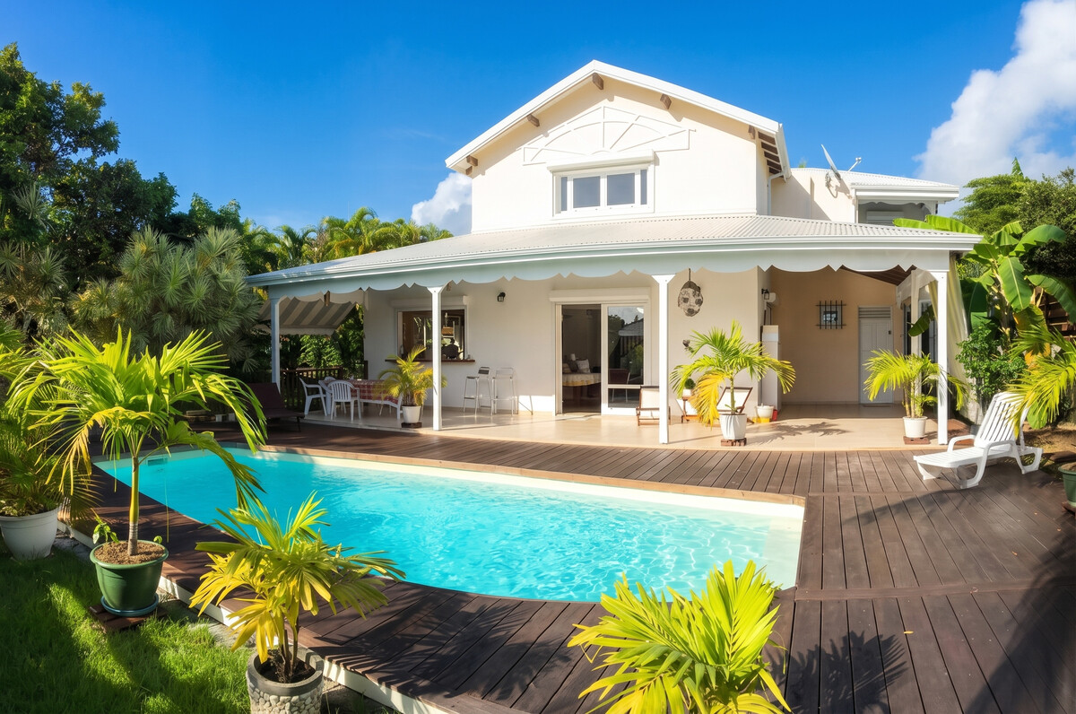 Villa avec piscine privée et jacuzzi à Le Gosier, Guadeloupe - Photo 3