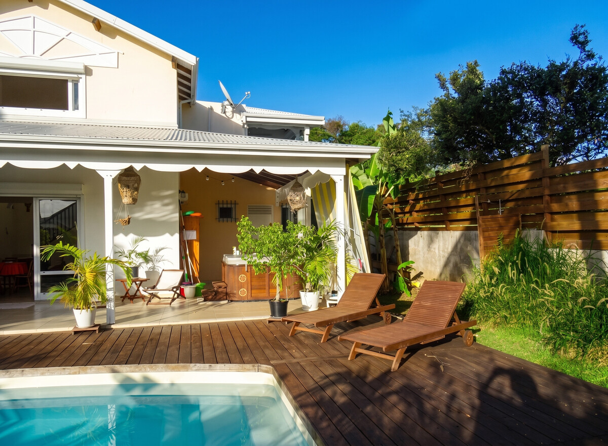 Villa avec piscine privée et jacuzzi à Le Gosier, Guadeloupe - Photo 4