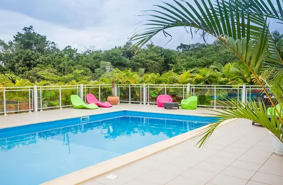 Maison 6 pers., 2 chambres avec piscine partagée - Photo 1