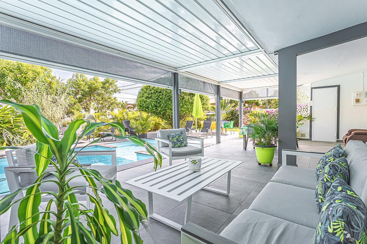 Villa 8 pers. piscine privée et jacuzzi à Baie-Mahault - Photo 3