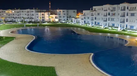 Appartement à Marina Smir, vue mer et piscine partagée, 8 pers. : photo 15