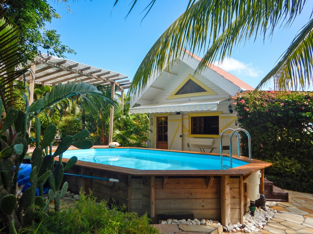 Chalet avec piscine privée au Vauclin, à 150 m de la plage - Photo 1