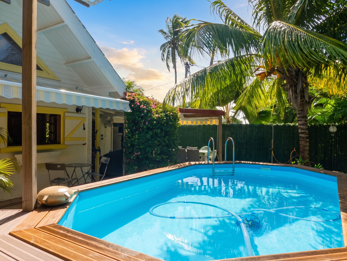 Chalet avec piscine privée au Vauclin, à 150 m de la plage - Photo 7