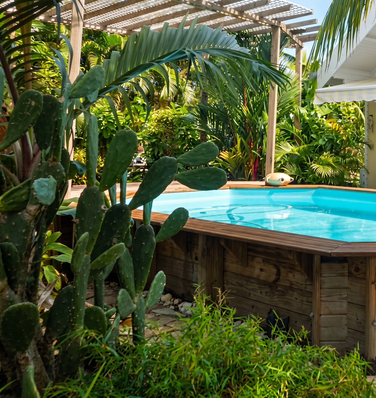 Chalet avec piscine privée au Vauclin, à 150 m de la plage - Photo 11