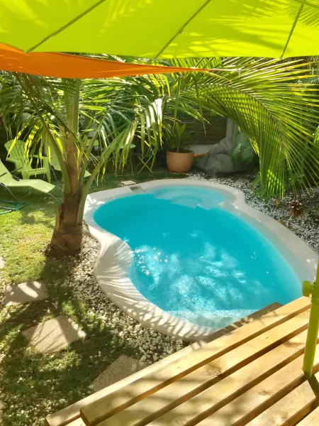 Maison avec piscine privée chauffable à Saint-Joseph, 5 personnes : photo 2