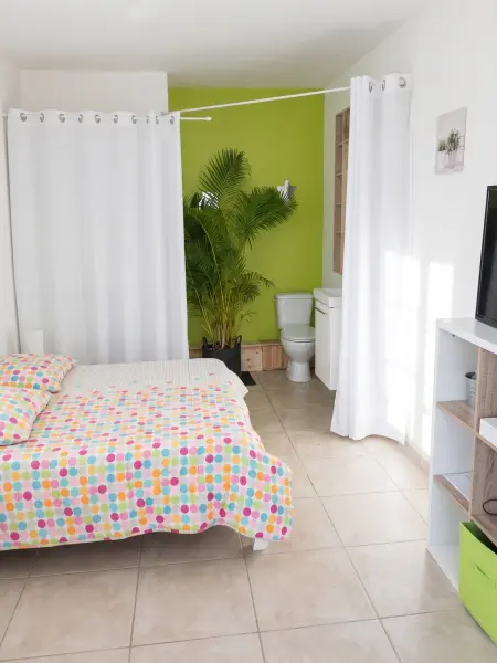 Maison avec piscine privée chauffable à Saint-Joseph, 5 personnes : photo 7