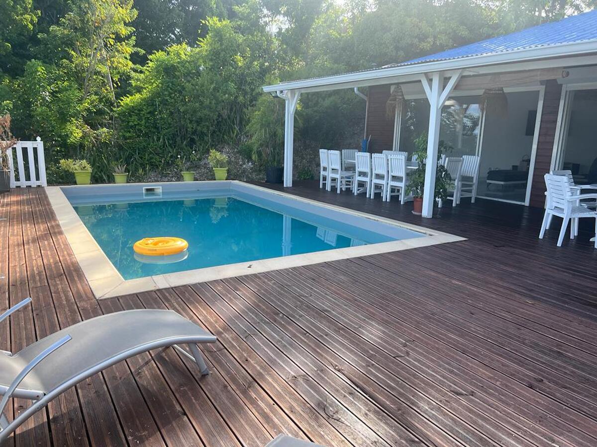 Villa avec piscine privée 8x4 m et vue mer au Gosier - Photo 4