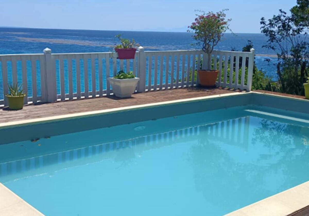 Villa avec piscine privée 8x4 m et vue mer au Gosier - Photo 10