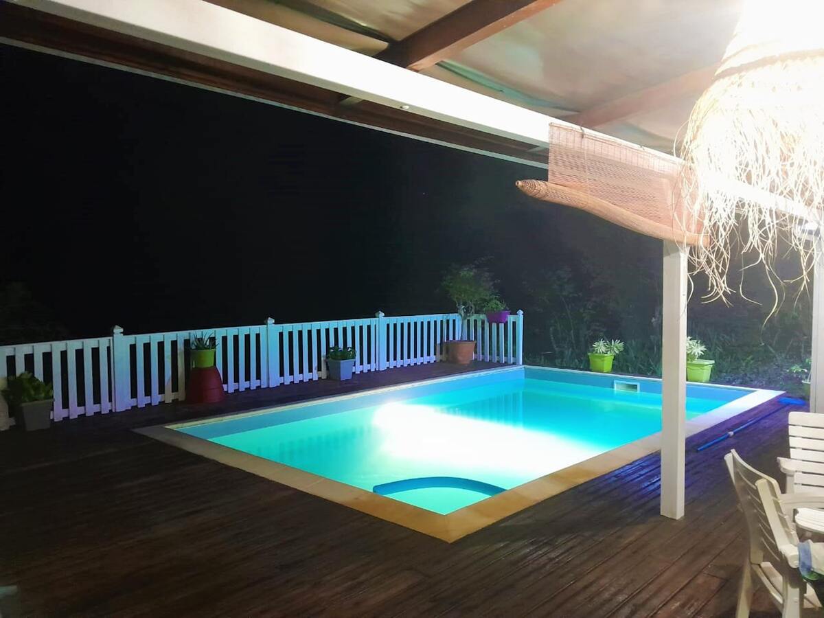 Villa avec piscine privée 8x4 m et vue mer au Gosier - Photo 11