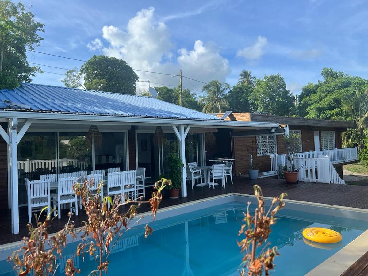 Villa avec piscine privée 8x4 m et vue mer au Gosier - Photo 19