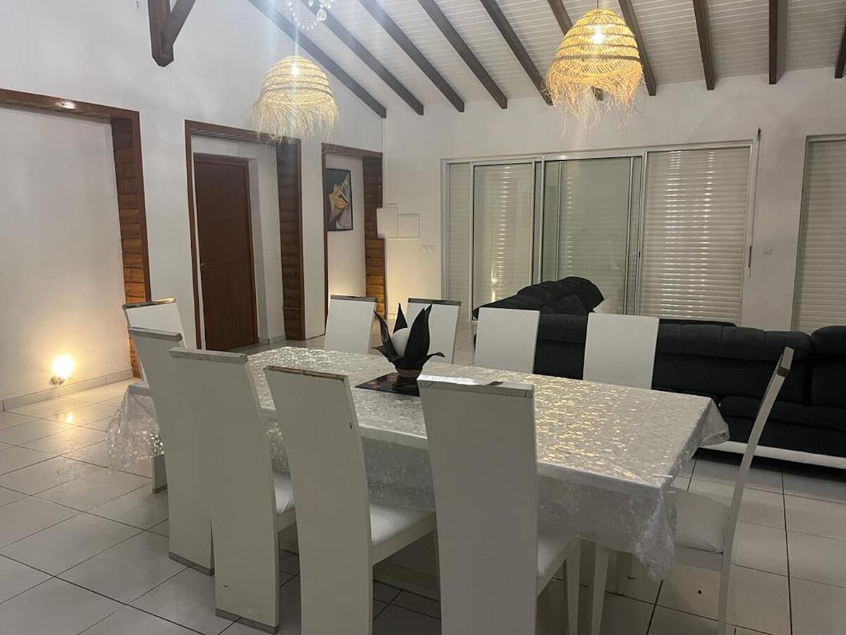 Villa avec piscine privée 8x4 m et vue mer au Gosier - Photo 23