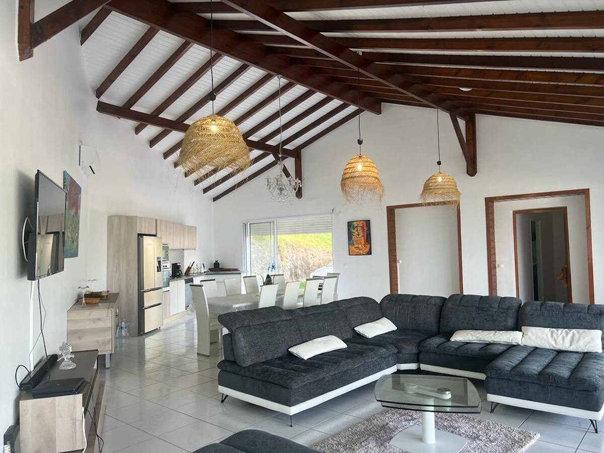 Villa avec piscine privée 8x4 m et vue mer au Gosier - Photo 24