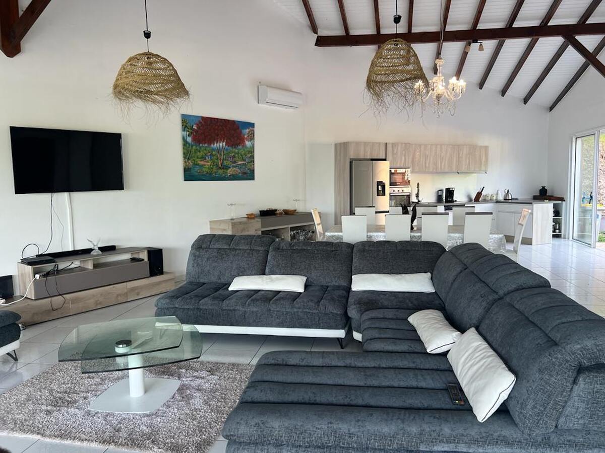 Villa avec piscine privée 8x4 m et vue mer au Gosier - Photo 30