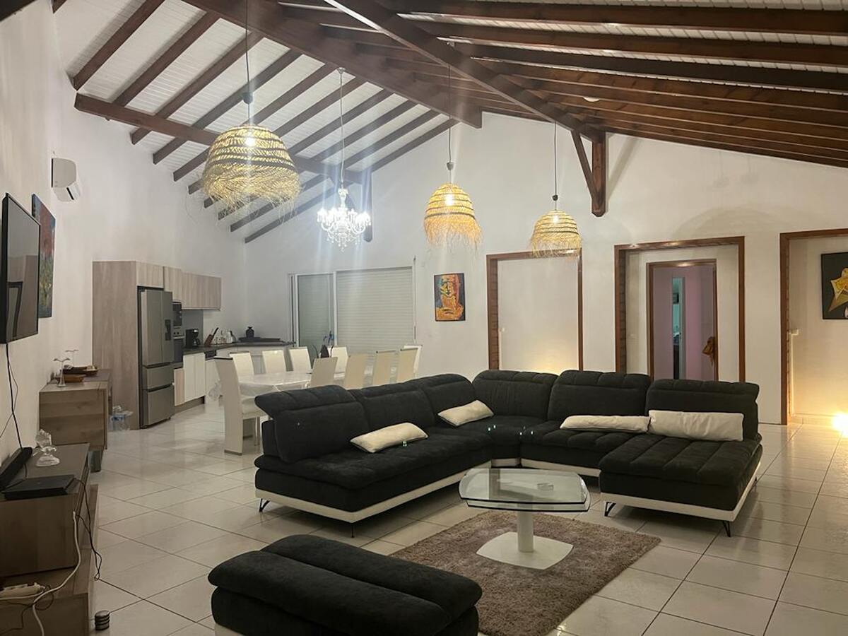 Villa avec piscine privée 8x4 m et vue mer au Gosier - Photo 31